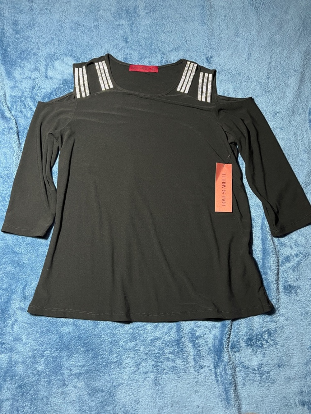 NWT Love Scarlett Cold Shoulder Blouse - Size M